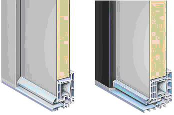 Inter-sash residential door panelling